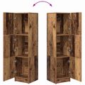 vidaXL Highboard Staré drevo 31.5 x 32 x 122.5 cm