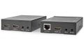 NEDIS HDMI extender/ přes Cat6/ do 60 m/ 4K@60Hz/ 18 Gbps/ HDMI/ LAN/ RS-232/ kov/ antracit Extender, HDMI 2.0, CAT6, vysílac+prijímac, 60m, 4K pri 60Hz, 18Gbps, RS-232, s IR prenosem ovládání, kov, cerný