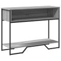 vidaXL Konzolový stolík sivý sonoma 100x35x74,5 cm kompozitné drevo