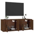 vidaXL Nástenné TV skrinky 2 ks hnedý dub sonoma 57x34,5x40 cm