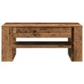 vidaXL Konferenčný stolík Staré drevo 102 x 55 x 45 cm