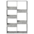 vidaXL Deliaca stena betónová sivá 100x33x155,5 cm kompozitné drevo