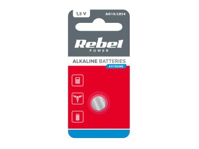 Batéria AG10/LR54 REBEL EXTREME 1ks / blister
