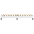 vidaXL Posteľný rám s boxspringom biely 80x200 cm umelá koža