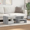 vidaXL Konferenčný stolík sivá sonoma 102x55x35 cm kompozitné drevo