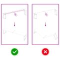 vidaXL Stolová doska tmavohnedá 200x40x(2-6)cm ošetrený masív hrany