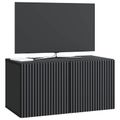 vidaXL Nástenná TV skrinka 59,5 x 31 x 30 cm Čierna Kompozitné drevo