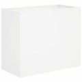 vidaXL Záhradný kvetináč 2 ks Biela 60 x 30 x 50 cm