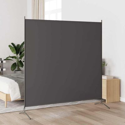 vidaXL 1-panelový paraván antracitový 175x180 cm