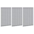 vidaXL Panel na nástroje 3 ks Sivá 150 x 1 x 60 cm