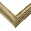 vidaXL Záhradný kvetináč 110x110x23 cm impregnovaná borovica