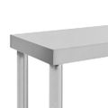 vidaXL Dvojitá polica na pracovný stôl 120x30x65cm, nehrdzavejúca oceľ