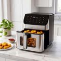 TESLA AirCook DualHeat QD65 XXL - multifunkčná duálna digitálna horúcovzdušná fritéza