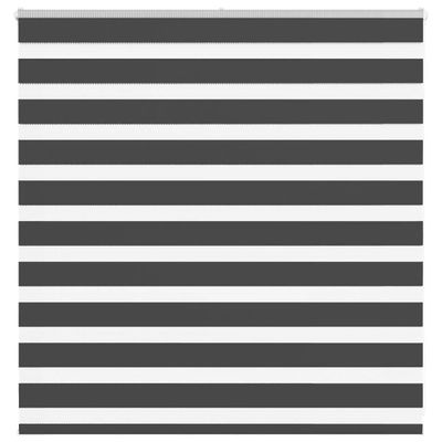 vidaXL Zebra roleta čierna 140x100 cm šírka látky 135,9cm polyester