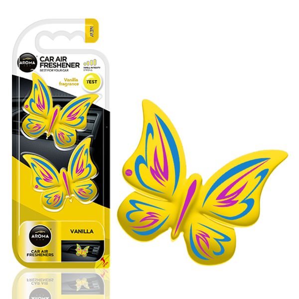 Osvěžovače vzduchu AROMA FANCY SHAPES BUTTERFLY Vanilla