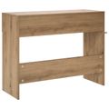 vidaXL Konzolový stôl Dub artisan 96,5 x 38 x 75 cm Kompozitné drevo
