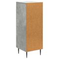 vidaXL Servírovacia skriňa Betónovo sivá 33 x 34,5 x 89,5 cm