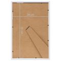 vidaXL Fotorámiky na stôl, koláž 5 ks, biele 28x35 cm, MDF