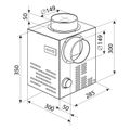 Ventilátor VENTS KAM 150 krbový
