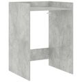 vidaXL Kabinet na práčku Betónová 67,5 x 62 x 97 cm Kompozitné drevo