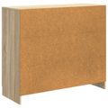 vidaXL Servírovacia skriňa Dub sonoma 89 x 34,5 x 77 cm