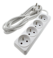 Predlžovací prívod 4 zásuvky, 3m, TR 708 F