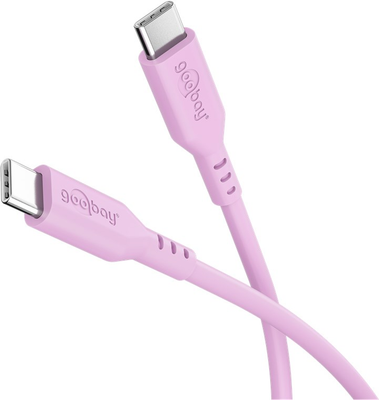 Kábel GOOBAY 77746 USB-C/USB-C 1,5 m Pink