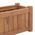 vidaXL Vyvýšený záhon 50x25x25 cm, tíkový masív
