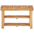 vidaXL Regál na topánky 70x32x46 cm masívne akáciové drevo