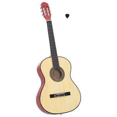 vidaXL Klasická gitara pre začiatočníkov 4/4 39" lipové drevo