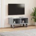 vidaXL TV stolík 68,5 x 35 x 35 cm Sivý Sonoma Kompozitné drevo