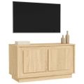 vidaXL TV skrinka dub sonoma 80x35x45 cm spracované drevo