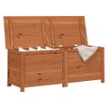 vidaXL Vonkajší box na vankúše hnedý 150x50x56 cm jedľový masív