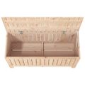 vidaXL Záhradný úložný box 108x42,5x54 cm masívna borovica