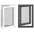 vidaXL Otočné a sklopné okno do suterénu RISOR 60 x 90 cm PVC a sklo