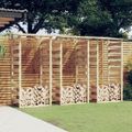 vidaXL Pergola so strechami 3 ks100x90x200 cm impregnované borovicové drevo