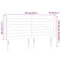 vidaXL Čelo postele s LED zelené 163x16x118/128 cm látka