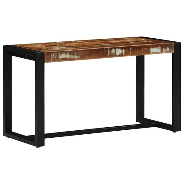 VidaXL Lavica Viacfarebná 80x35x45 cm Rekultivované masívne drevo