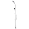 vidaXL Záhradná sprcha 215 cm hliník