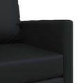 vidaXL Rozkladacia posteľ Čierna 74 x 77 x 81 cm Umelá koža