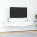 vidaXL TV skrinky 2 ks biele 80x31x25,5 cm kompozitné drevo