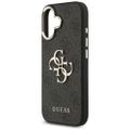 Puzdro Guess pre iPhone 17 HC 4G PU W/ BIG 4G CLASSIC LOGO GD čierne