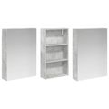 vidaXL Set kabinetov do kúpeľne 3 ks 140 x 14,5 x 70 cm