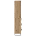 vidaXL Highboard 2 ks Remeselný dub 69,5 x 34 x 180 cm