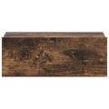 vidaXL Nástenné nočné stolíky 2 ks dymový dub 40x30x15 cm sprac.drevo