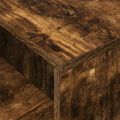 vidaXL Konzolový stôl Dymová dub 91,5 x 35 x 38,5 cm Kompozitné drevo