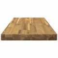 vidaXL Obdĺžnikový stôl 90 x 50 x 3,5 cm Obdĺžnikový Biela