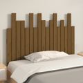 vidaXL Nástenné čelo postele medovohnedé 108x3x80 cm masívna borovica