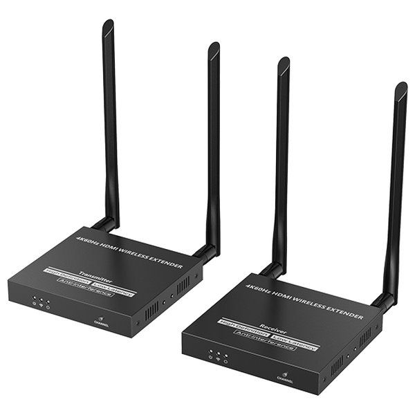 XtendLan bezdrátový HDMI přenos do 4k/60Hz, dosah 50m, s IR přenosem ovládání, vysílač+přijímač Extender, bezdrátový, HDMI, 4K@60Hz, dosah 50m, s IR prenosem ovládání, vysílac+prijímac