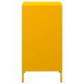 vidaXL Komoda horčicovožltá 35x39x73,5 cm oceľ valcovaná za studena